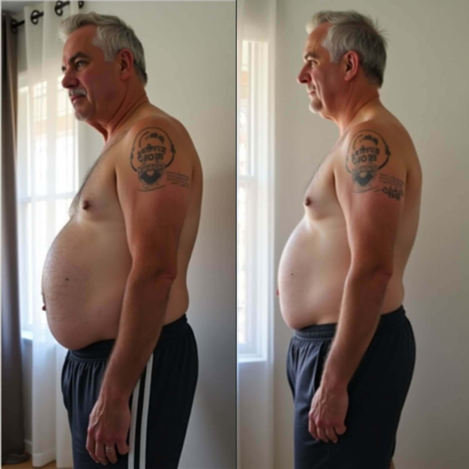 Before and After - Carlos